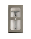 Muehle Traditional R 89 GRANDE - Т-образная бритва c удлиненной ручкой Хром Сlosed comb