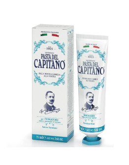 Pasta Del Capitano Smokers Toothpaste - Зубная паста для курильщиков 75 мл