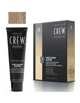 American Crew Precision Blend - Краска для седых волос светлый оттенок 7/8 3 х 40 мл