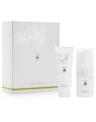 Muehle Organic - Подарочный набор для бритья Крем и Бальзам после бритья