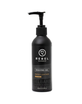 Rebel Barber Shaving Gel Smoky Leather - Гель для бритья 200 мл