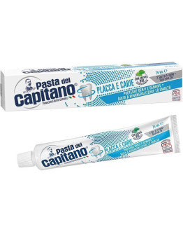 Pasta Del Capitano Plaque & Cavities Toothpaste - Зубная паста Защита от налета и кариеса 75 мл