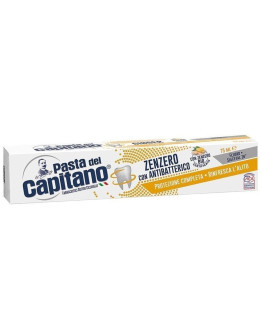 Pasta Del Capitano Ginger With Antibacterial Agent Toothpaste - Зубная паста Комплексная защита Имбирь 100 мл