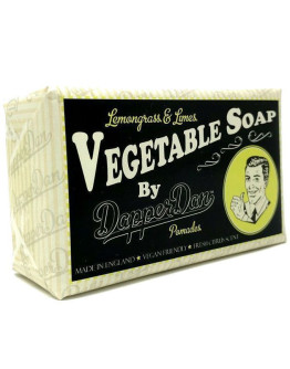 Dapper Dan Lemongrass & Lime Vegetable Soap - Вегетарианское мыло 190 гр