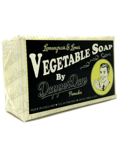 Dapper Dan Lemongrass & Lime Vegetable Soap - Вегетарианское мыло 190 гр