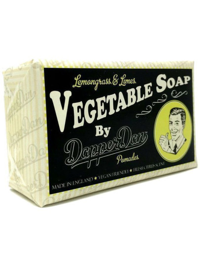 Dapper Dan Lemongrass & Lime Vegetable Soap - Вегетарианское мыло 190 гр