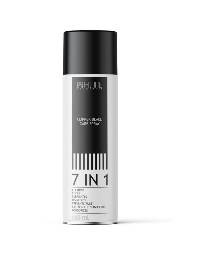 White Cosmetics 7 in 1 Clipper Blade Care Spray - Универсальное средство для обслуживания машинок для стрижки волос