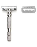Rockwell Model T - Т-образная бритва Белый хром