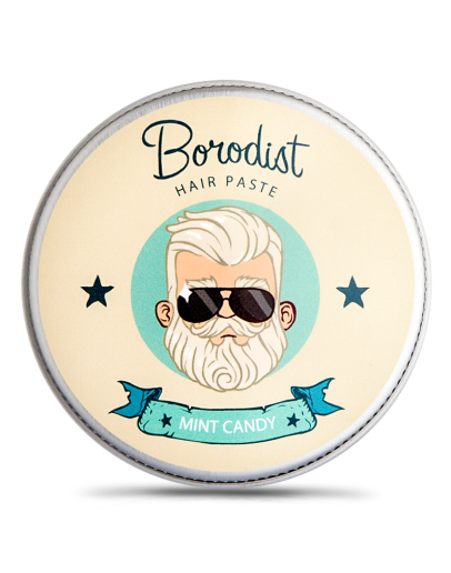 Borodist Mint Candy Hair Paste - Паста для волос Мятный леденец 100 гр