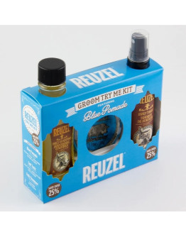 Reuzel Groom Try Me Kit Blue Pomade - Подарочный набор для укладки