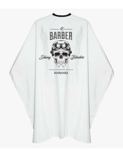 Marmara Barber Skull White - Пеньюар 150х160 см