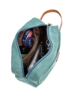 РатиБород - Мужской несессер, дорожная сумка для косметики зеленая
