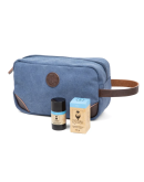РатиБород - Мужской несессер, дорожная сумка для косметики синяя