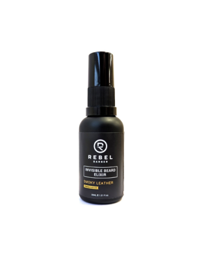 REBEL BARBER Invisible beard elixir Smoky Leather - Премиальный эликсир для бороды 30 мл