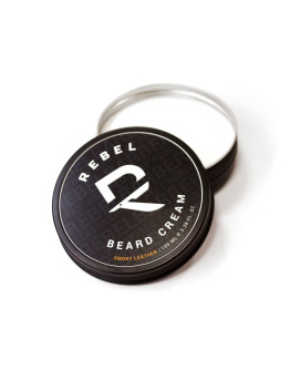 REBEL BARBER Smoky Leather - Премиальный крем для бороды и усов 30 мл