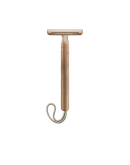 Muehle Companion - Т-образная бритва розовое золото, бежевый акцент