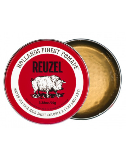 Reuzel Water Soluble High Sheen Pomade - Помада для укладки волос с эффектом мокрых волос 95 гр
