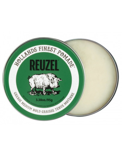 Reuzel Grease Medium Hold Pomade - Помада для укладки волос средней фиксации 95 гр