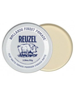 Reuzel Clay Matte Pomade - Матовая глина-помада для укладки волос 95 гр