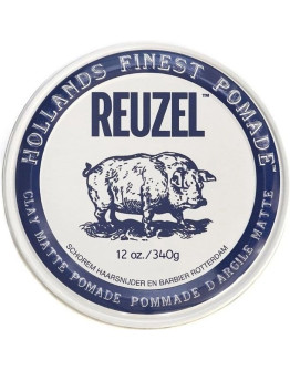 Reuzel Clay Matte Pomade - Матовая помада для укладки волос 340 гр