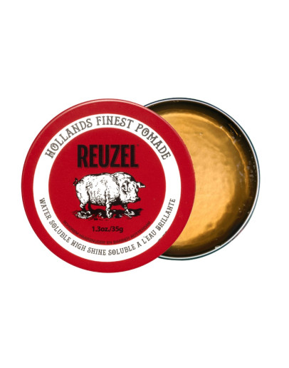 Reuzel Water Soluble High Sheen Pomade - Помада для укладки волос с эффектом мокрых волос 35 гр