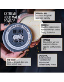 Reuzel Extreme Hold Matte Pomade - Матовая помада суперсильной фиксации 95 гр