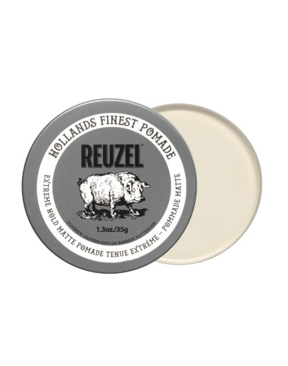 Reuzel Extreme Hold Matte Pomade - Матовая помада суперсильной фиксации 35 гр