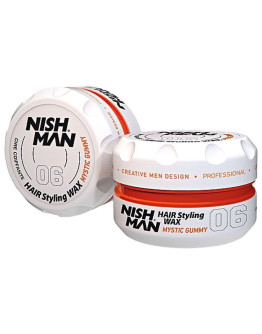 Nishman Aqua Hair Styling Wax 06 MYSTIC GUMMY - Воск для волос 100 мл
