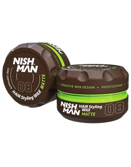 Nishman Hair Styling Matte Looking Wax 08 - Воск для волос 100 мл