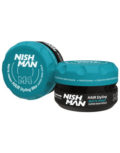 Nishman Matte Finish Super High Hold Wax M4 - Воск для волос 100 мл