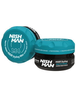 Nishman Matte Finish Super High Hold Wax M4 - Воск для волос 30 мл
