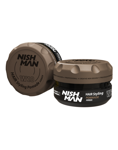 Nishman Water Based Hair Styling Pomade W10 Amber - Помада для волос 100 мл