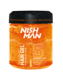 Nishman Ultra Hold Hair Styling Gel N.5 - Гель для волос 750 мл