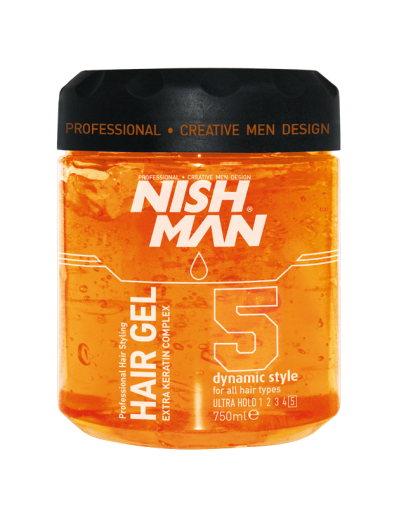 Nishman Ultra Hold Hair Styling Gel N.5 - Гель для волос 750 мл