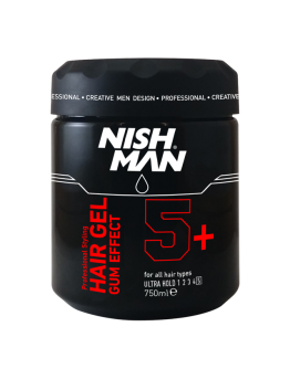 Nishman Ultra Hold Hair Styling Gummy 5+ - Гель для волос 750 мл