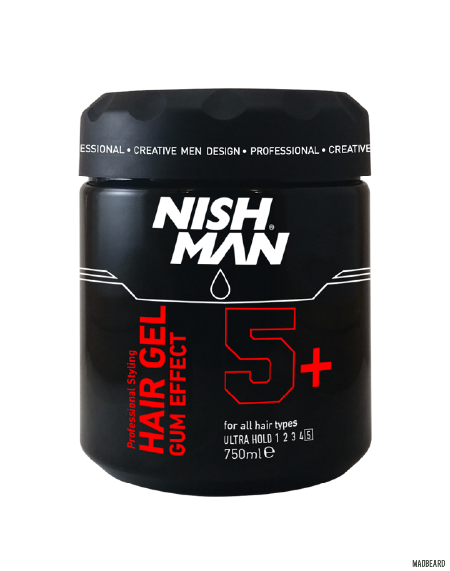 Nishman Ultra Hold Hair Styling Gummy 5+ Гель для волос 750 мл