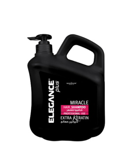 Elegance Plus Hair Shampoo White Extra Keratin - Профессиональный шампунь для волос с Кератином 3750 мл