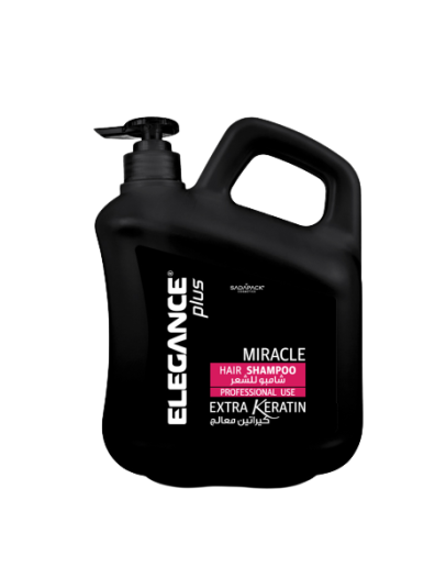 Elegance Plus Hair Shampoo White Extra Keratin - Профессиональный шампунь для волос с Кератином 3750 мл