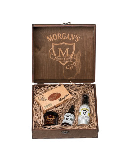 Morgan's Set For Beard - Премиальный подарочный набор для бороды и усов