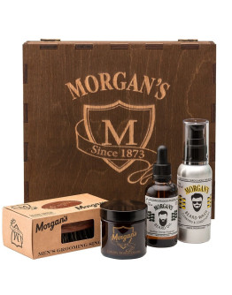 Morgan's Set For Beard - Премиальный подарочный набор для бороды и усов