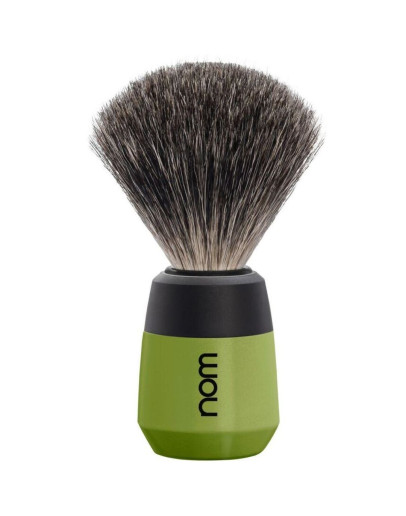 Nom Max 81 OL - Помазок для бритья Барсучий ворс Зеленый