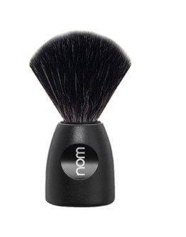 Nom Lasse - Помазок для бритья Черная фибра Черный пластик