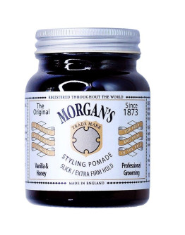 Morgan's Vanilla & Honey Pomade - Помада для укладки Экстра сильной фиксации без блеска 100 гр