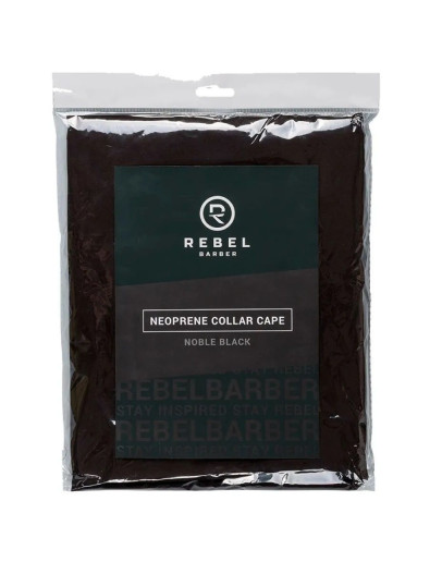 Rebel Barber Noble Black - Пеньюар с неопреновым воротником