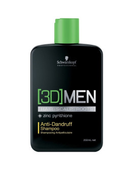 Schwarzkopf 3D Men Anti-Dandruff Shampoo - Шампунь против перхоти 250 мл