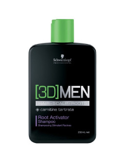 Schwarzkopf 3D Men Root Activating Shampoo - Шампунь активирующий рост волос 250 мл