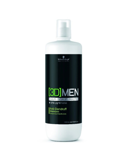 Schwarzkopf 3D Men Root Activating Shampoo - Шампунь активирующий рост волос 1000 мл