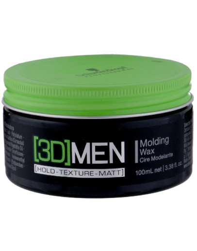 Schwarzkopf 3D Men Styling Molding Wax - Формирующий воск для укладки волос 100 мл