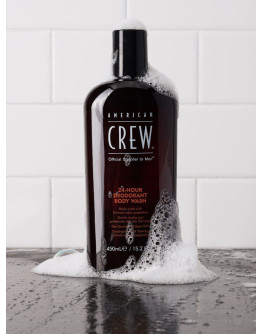 American Crew 24-Hour Deodorant Body Wash - Гель для душа дезодорирующий 450 мл