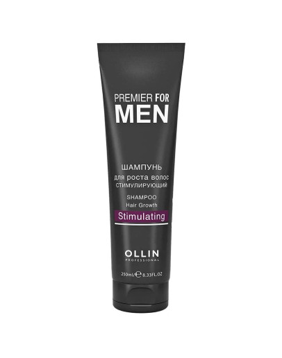 Ollin Premier for Men Hair Growth Shampoo Stimulating - Шампунь для роста волос Стимулирующий 250мл